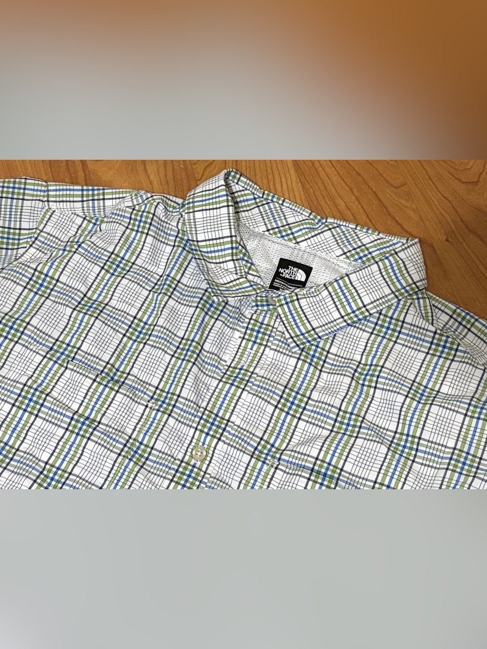 The North Face Performance Short Sleeve Plaid Button Down XXL